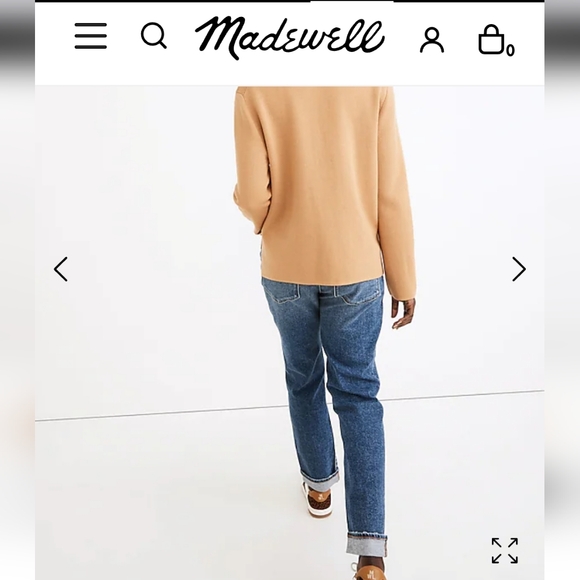Madewell chore merino wool sweater jacket size xxs NWT - Picture 10 of 10